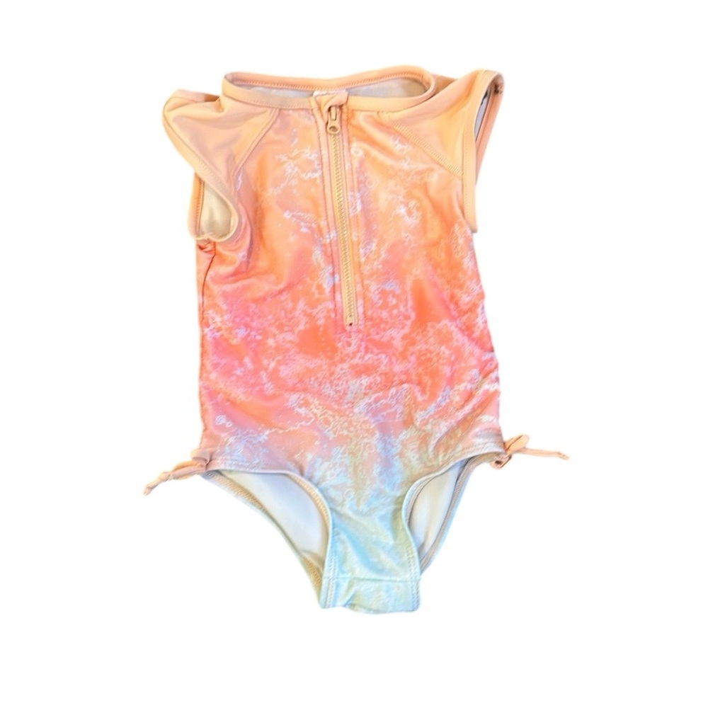Vibrant Zip-Up Swimsuit